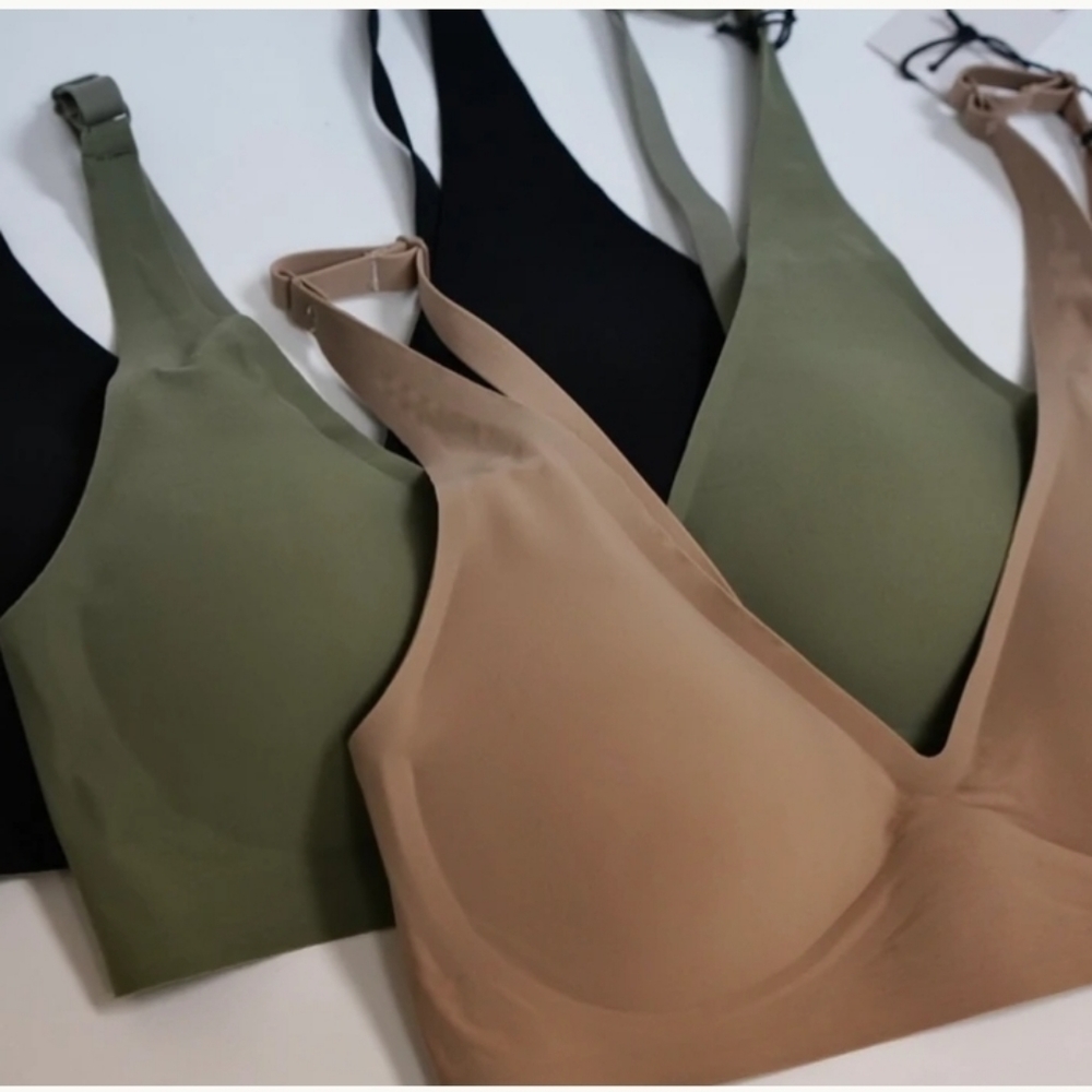 Naturyl by Niykee 3 Pack Seamless Bra (M)